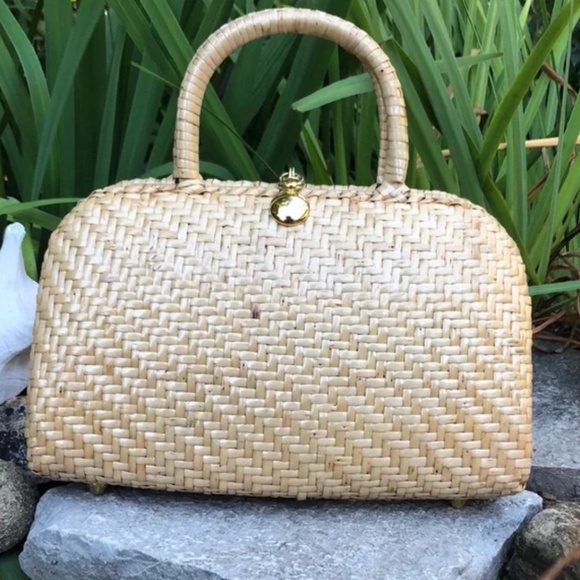 Vintage Vanessa Woven Straw Bag - Picture 2 of 15